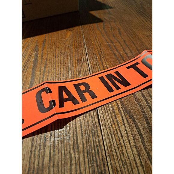 Vintage Original RARE 1960s Malco MXP Race Car in Tow Orange Black Sticker Decal - Picture 4 of 6